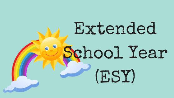 ESY Extended School Year